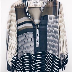 Joseph Ribbkoff Sheer Blouse